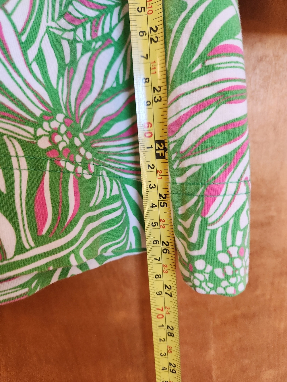 Lilly Pulitzer Women's Daisy Darling Green Long Sleeved Tunic, Size XS, $98 - Picture 7 of 10